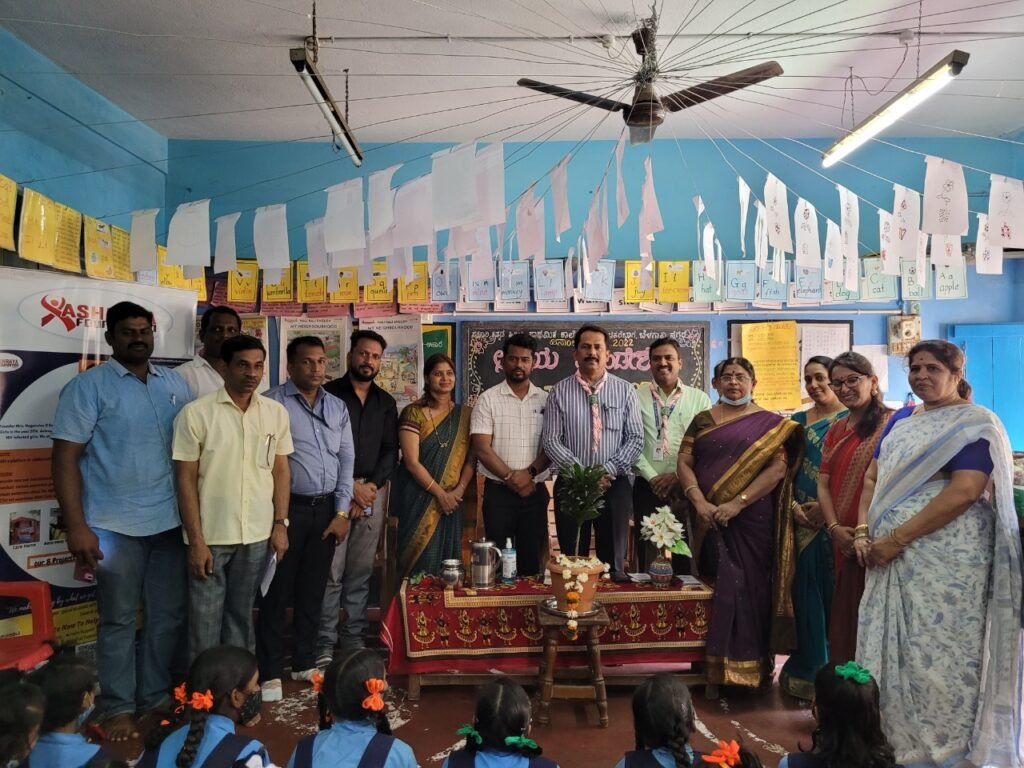 Ashraya Foundation distributed 3 computers to No.09 Government Kannada Higher Primary School, Kelkar Bag, Belagavi!