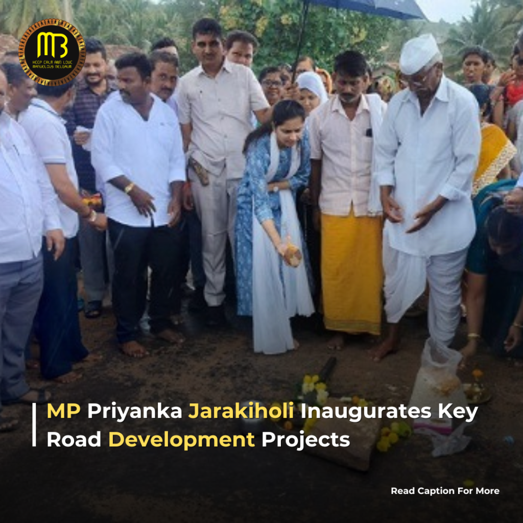 MP Priyanka Jarakiholi Inaugurates Key Road Development Projects