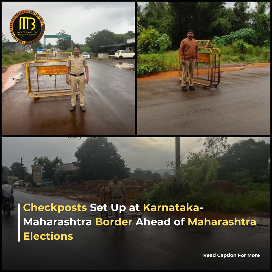 Checkposts Set Up at Karnataka-Maharashtra Border Ahead of Maharashtra Elections