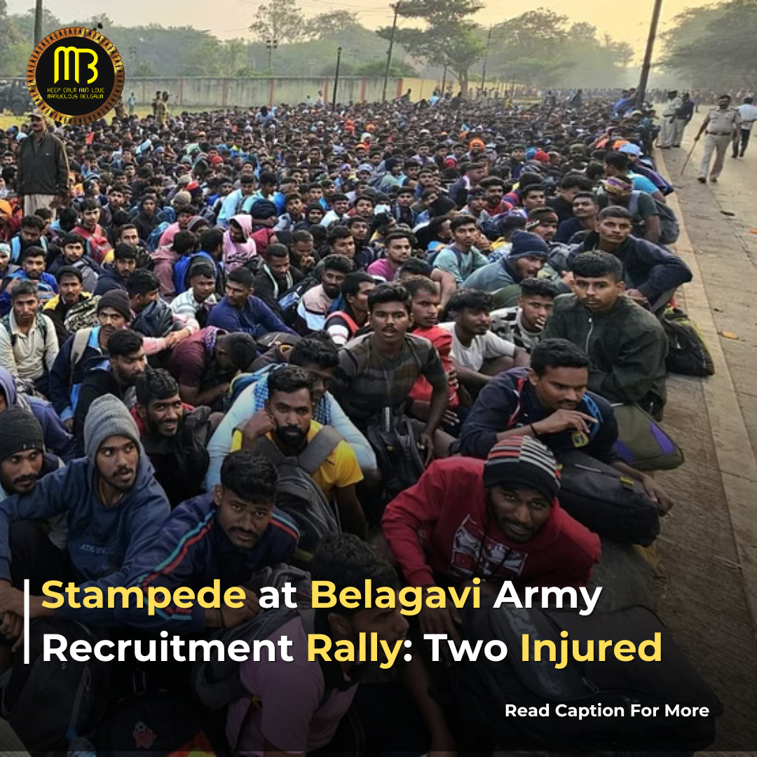 Stampede at Belagavi Army Recruitment Rally: Two Injured in Massive Crowd Surge
