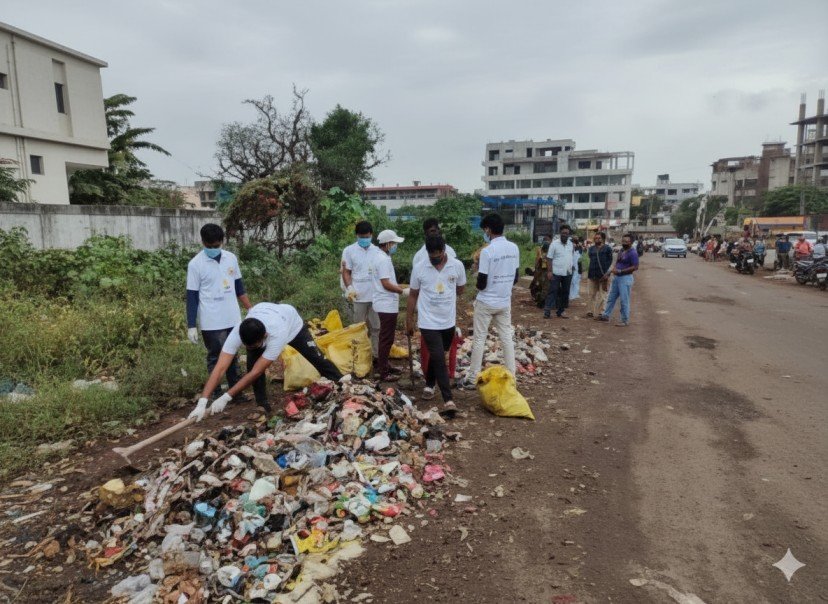 Tired of seeing garbage dumped on Ramghat Road, these nursing students took action! Their cleanup drive solved a major local health hazard. Find out how they did it and what they want citizens to do next.