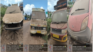 Belagavi Police Launch Drive to Clear Abandoned Vehicles
