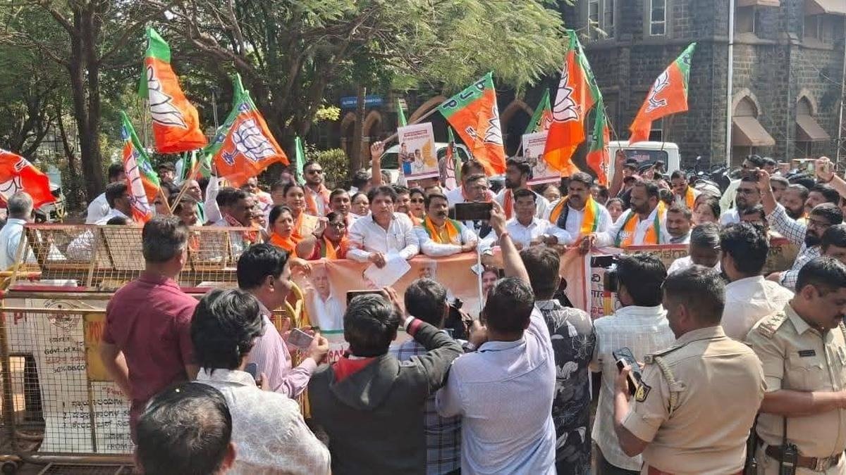 BJP Protests Hate Speech Bill in Belagavi