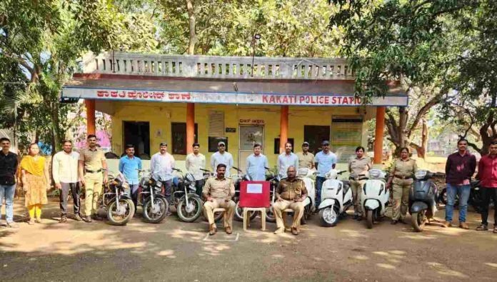 Kakati Police Arrest Bike Thief, Recover 10 Bikes