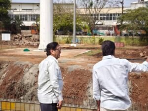 MLA Asif Sait Inspects Kotikere Lake Works