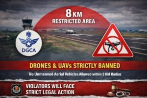 Red Zone Declared Within 8 km of Belagavi Airport