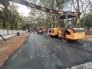 Road Improvement Works Underway in Belagavi Cantonment