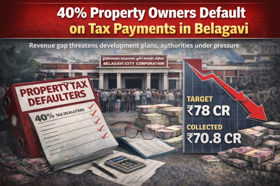 40% Property Owners Default on Tax in Belagavi