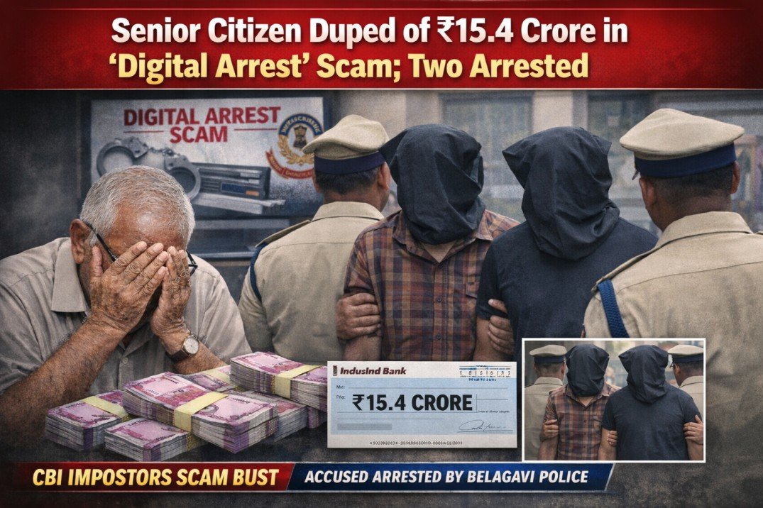 ₹15.4 Crore ‘Digital Arrest’ Scam: Two Arrested