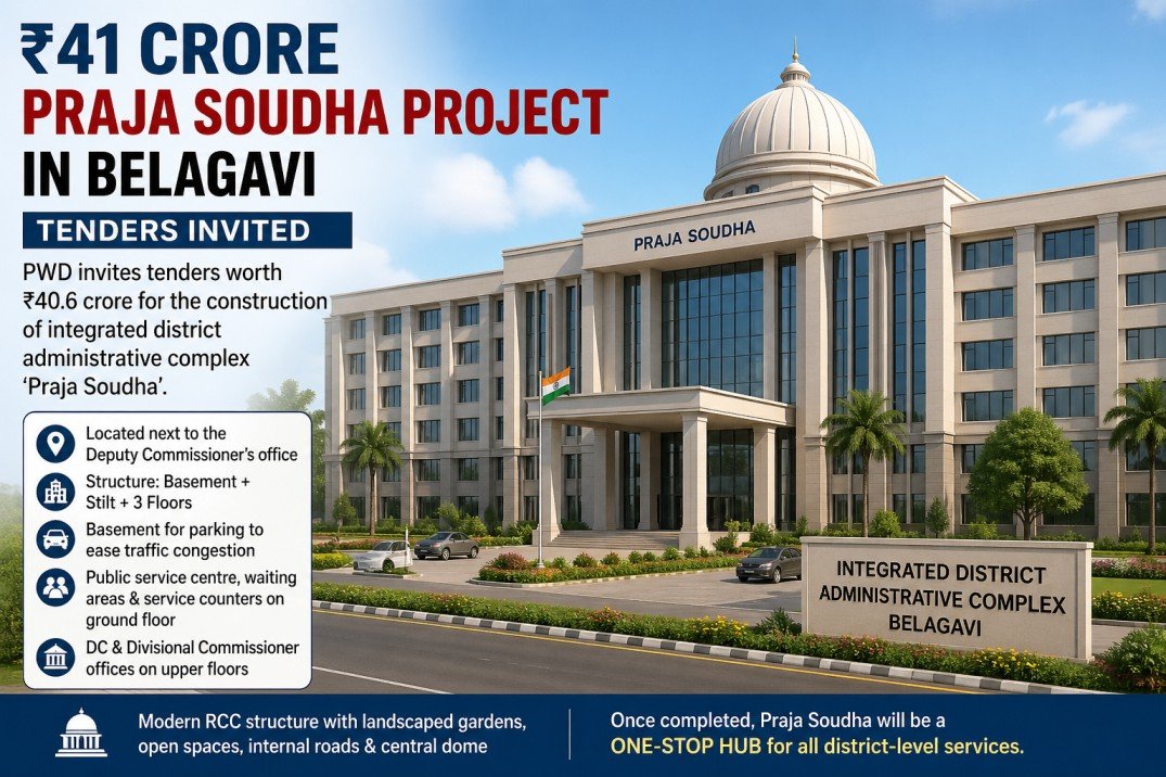 Praja Soudha Project in Belagavi, ₹41 Cr Tenders Invited