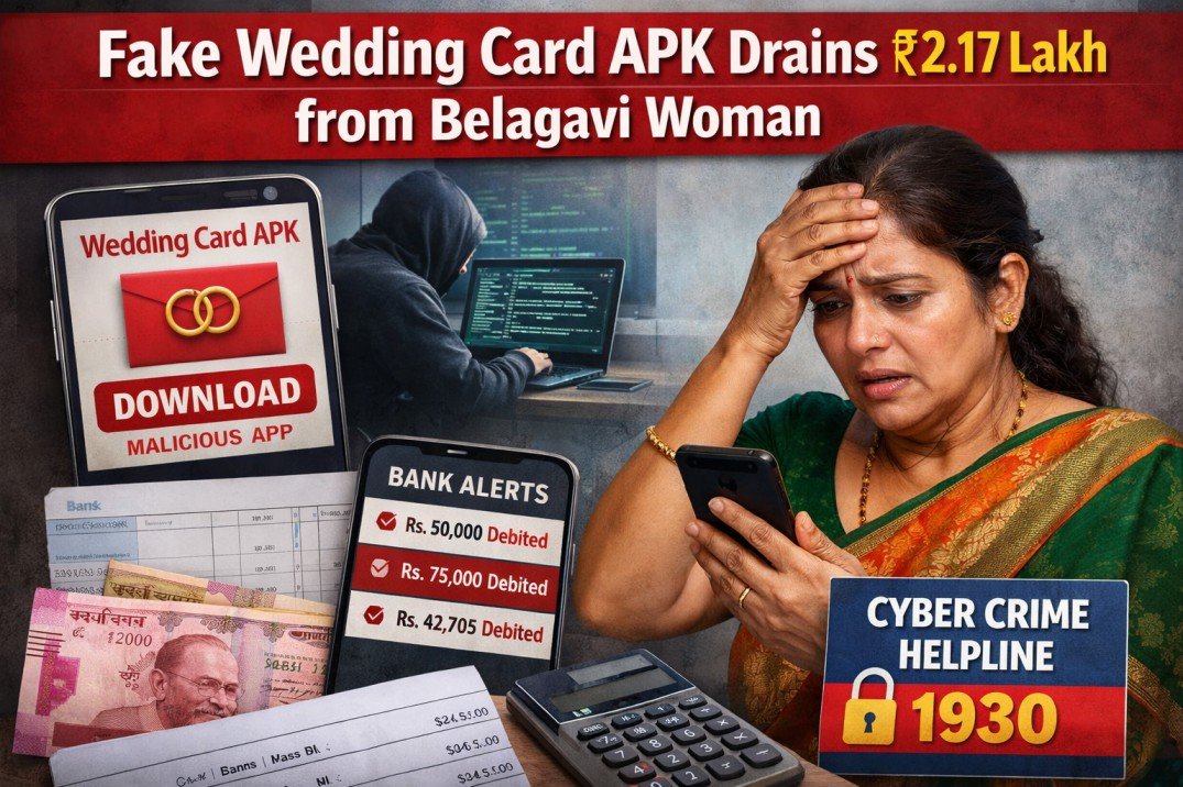 Fake APK Wedding Invite Scam Drains ₹2.17 Lakh
