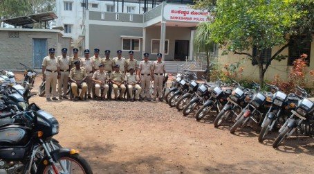 Belagavi Police Arrest Bike Thieves, Recover 27 Bikes