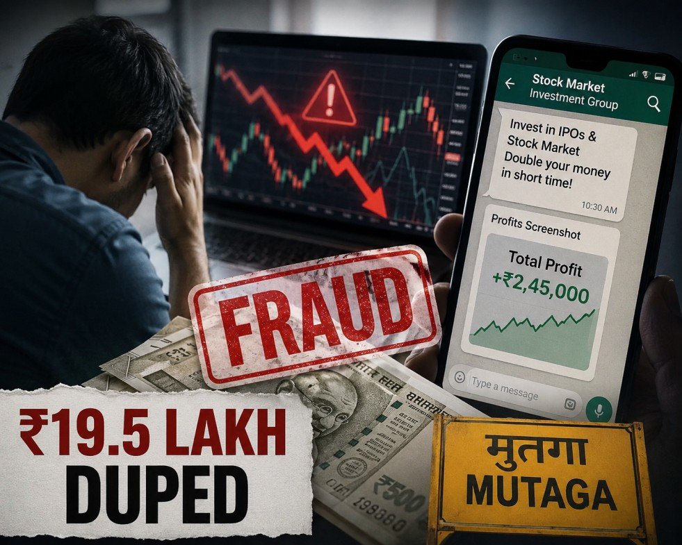 Mutaga Man Loses Rs 19.5 Lakh in Trading Scam