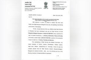 Shettar Urges IndiGo to Restore Daily Belagavi Flights