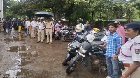 Belagavi Police Book 105 Vehicles in Number Plate Drive