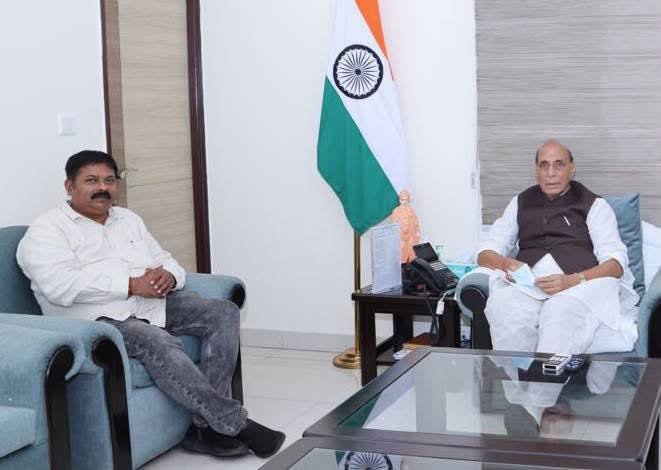 Abhay Patil Seeks Defence Land for Belagavi Development