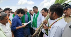 Jarkiholi Inspects Drought-Hit Areas, Orders Crop Survey