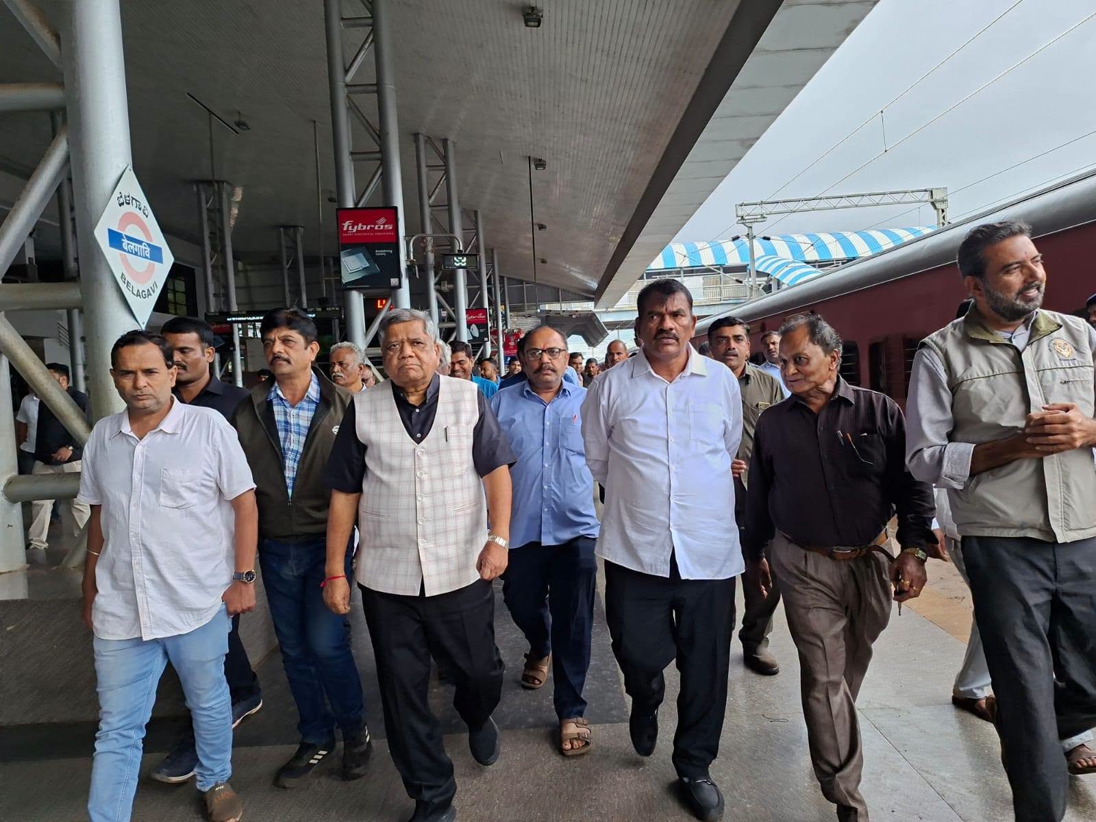 Shettar Reviews Belagavi Railway Station Development