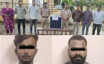 Belagavi Police Arrest 2 in Theft Case, Recover Gold